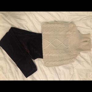 Velvet maternity pants